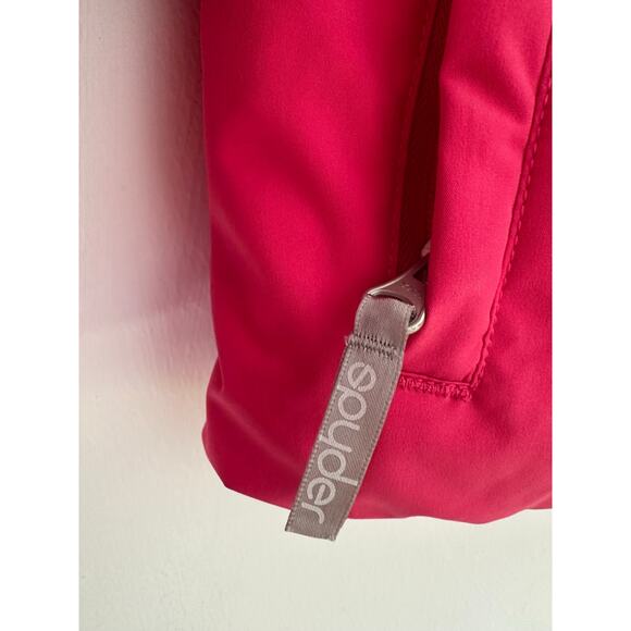 Spider HOT PINK coat jacket winter wear Sz 7Y great condition sleeves grow studs - Picture 9 of 12